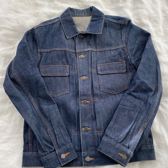 A.P.C Indigo Work Denim Jacket - Picture 2 of 6